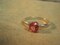 Padparadscha Sapphire 6mm Natural Sri Lanka Earth Mined Gemstone Solitaire Ring Solid 925 USA product 2